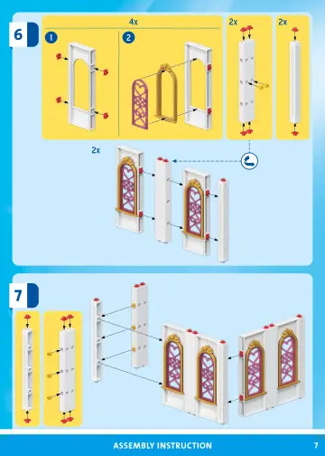 Building instructions Playmobil 71845 - Princess Castle with Royal Couple (7)