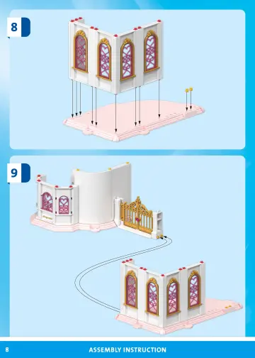 Building instructions Playmobil 71845 - Princess Castle with Royal Couple (8)