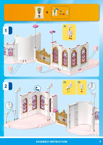 Building instructions Playmobil 71845 - Princess Castle with Royal Couple (9)