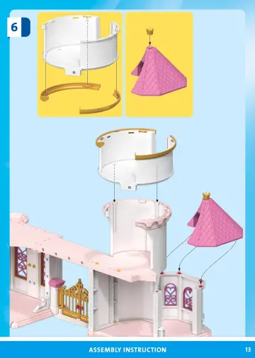 Building instructions Playmobil 71845 - Princess Castle with Royal Couple (13)