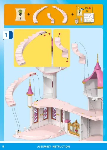Building instructions Playmobil 71845 - Princess Castle with Royal Couple (18)