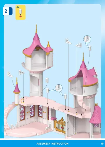 Building instructions Playmobil 71845 - Princess Castle with Royal Couple (19)