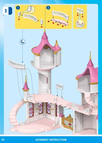 Building instructions Playmobil 71845 - Princess Castle with Royal Couple (20)