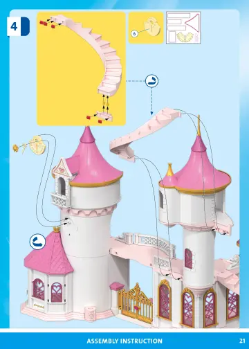 Building instructions Playmobil 71845 - Princess Castle with Royal Couple (21)