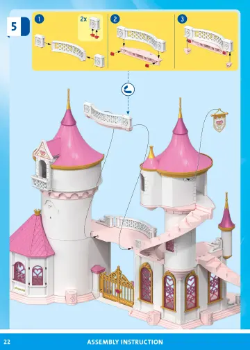 Building instructions Playmobil 71845 - Princess Castle with Royal Couple (22)