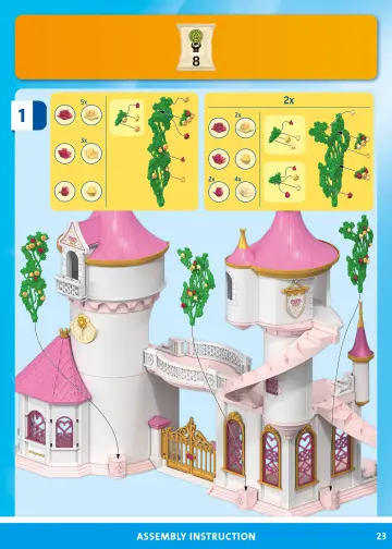 Building instructions Playmobil 71845 - Princess Castle with Royal Couple (23)
