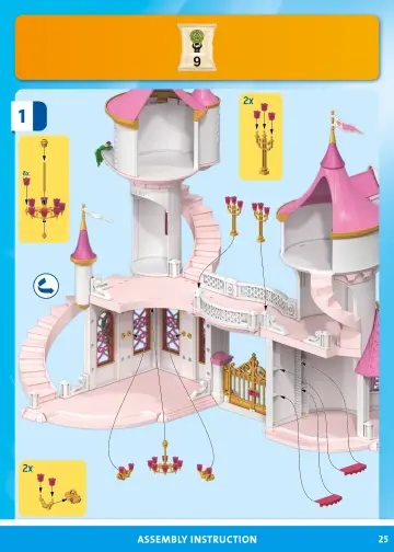Building instructions Playmobil 71845 - Princess Castle with Royal Couple (25)