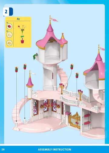 Building instructions Playmobil 71845 - Princess Castle with Royal Couple (26)