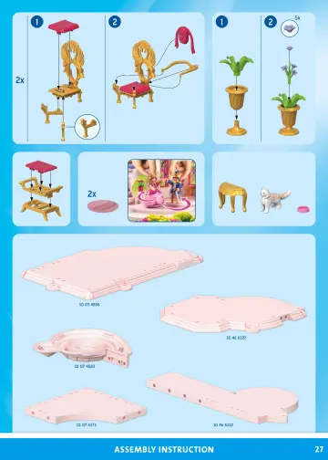 Building instructions Playmobil 71845 - Princess Castle with Royal Couple (27)