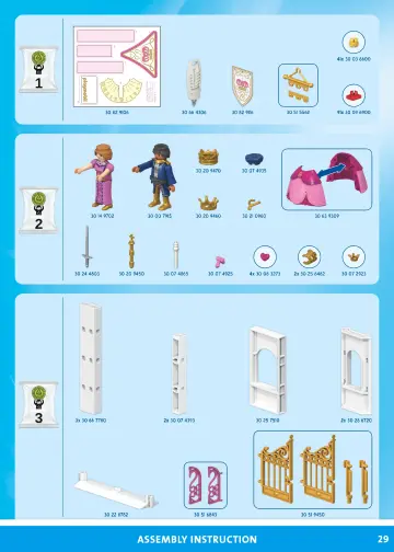 Building instructions Playmobil 71845 - Princess Castle with Royal Couple (29)