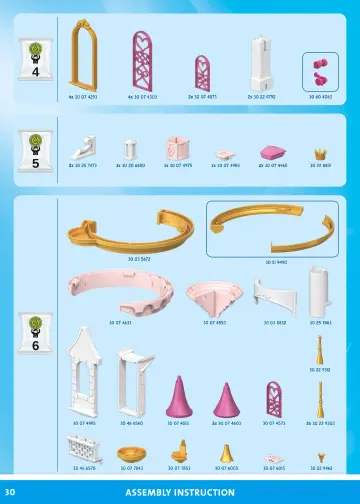 Building instructions Playmobil 71845 - Princess Castle with Royal Couple (30)