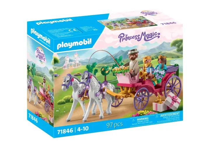 Playmobil 71846 - Koetsrit met prins en prinses - BOX