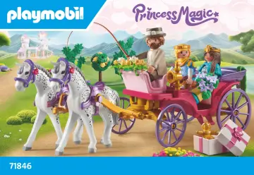 Bouwplannen Playmobil 71846 - Koetsrit met prins en prinses (1)
