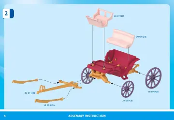 Bouwplannen Playmobil 71846 - Koetsrit met prins en prinses (4)