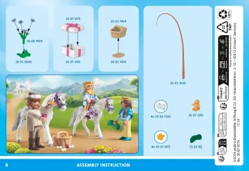 Bouwplannen Playmobil 71846 - Koetsrit met prins en prinses (8)