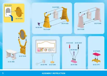 Manuales de instrucciones Playmobil 71847 - Habitación con vestidor (5)