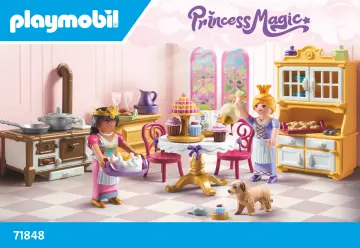 Notices de montage Playmobil 71848 - Cuisine royale avec pâtisseries et ustensiles (1)