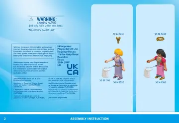 Notices de montage Playmobil 71848 - Cuisine royale avec pâtisseries et ustensiles (2)