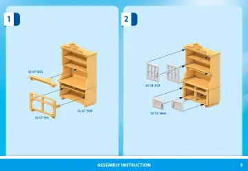 Notices de montage Playmobil 71848 - Cuisine royale avec pâtisseries et ustensiles (3)