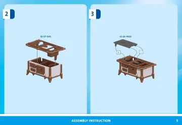 Notices de montage Playmobil 71848 - Cuisine royale avec pâtisseries et ustensiles (5)