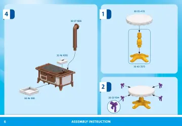 Notices de montage Playmobil 71848 - Cuisine royale avec pâtisseries et ustensiles (6)