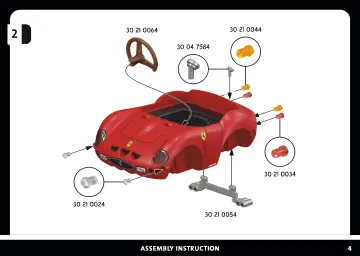 Manual de instruções Playmobil 71856 - PLAYMOBIL X Ferrari 250 GTO (4)