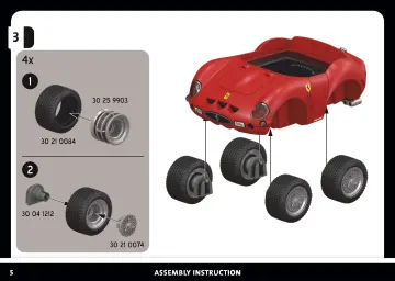 Manual de instruções Playmobil 71856 - PLAYMOBIL X Ferrari 250 GTO (5)