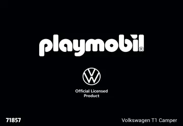 Manual de instruções Playmobil 71857 - PLAYMOBIL X Volkswagen T1 Camper (1)