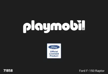 Manual de instruções Playmobil 71858 - PLAYMOBIL X Ford F-150 Raptor (1)