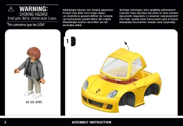 Manual de instruções Playmobil 71859 - PLAYMOBIL X Porsche Carrera GT (2)