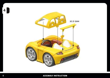 Manual de instruções Playmobil 71859 - PLAYMOBIL X Porsche Carrera GT (5)