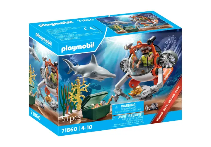 Playmobil 71860 - Schattenjacht met onderzeeër - BOX