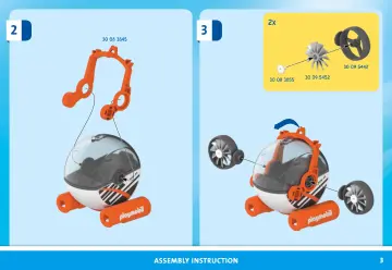 Bouwplannen Playmobil 71860 - Schattenjacht met onderzeeër (3)