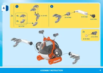 Bouwplannen Playmobil 71860 - Schattenjacht met onderzeeër (4)