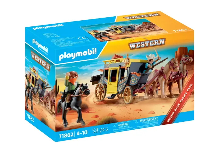 Playmobil 71862 - Postkutschenüberfall im Wilden Westen - BOX