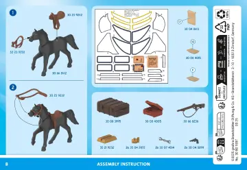 Bauanleitungen Playmobil 71862 - Postkutschenüberfall im Wilden Westen (8)