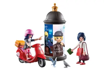 Playmobil 71864 - Miraculous: passeio em scooter por Paris