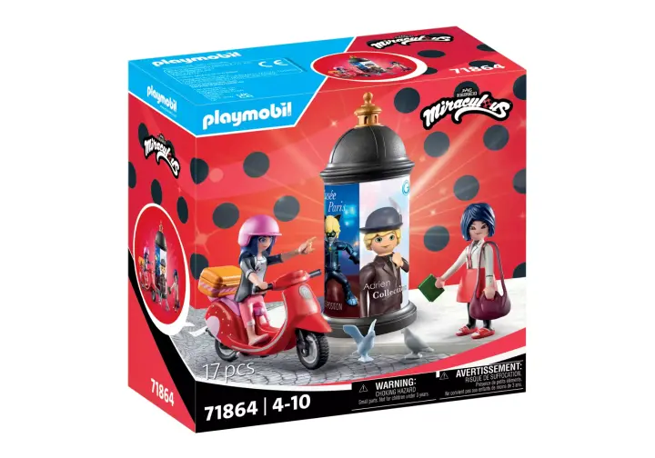 Playmobil 71864 - Miraculous: paseo en scooter por París - BOX