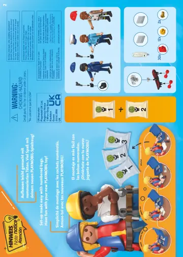 Notices de montage Playmobil 71873 - Centre de commandement de la police (2)