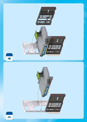 Notices de montage Playmobil 71873 - Centre de commandement de la police (4)