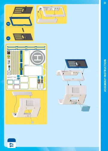 Notices de montage Playmobil 71873 - Centre de commandement de la police (13)