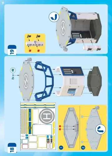 Notices de montage Playmobil 71873 - Centre de commandement de la police (14)