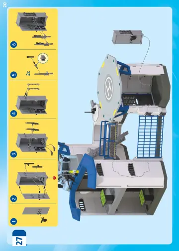 Notices de montage Playmobil 71873 - Centre de commandement de la police (20)