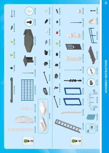 Notices de montage Playmobil 71873 - Centre de commandement de la police (23)