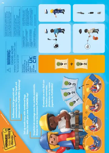 Manual de instruções Playmobil 71874 - Esquadra com sala de investigação (2)
