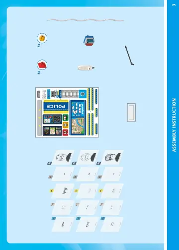 Manual de instruções Playmobil 71874 - Esquadra com sala de investigação (3)