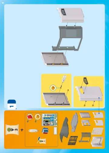 Manual de instruções Playmobil 71874 - Esquadra com sala de investigação (4)