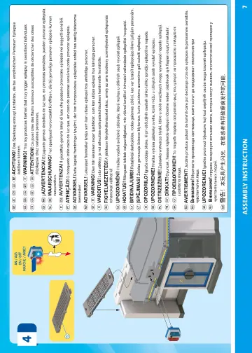 Manual de instruções Playmobil 71874 - Esquadra com sala de investigação (7)