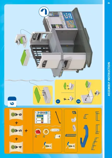 Manual de instruções Playmobil 71874 - Esquadra com sala de investigação (9)