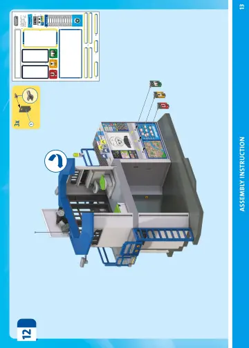 Manual de instruções Playmobil 71874 - Esquadra com sala de investigação (13)